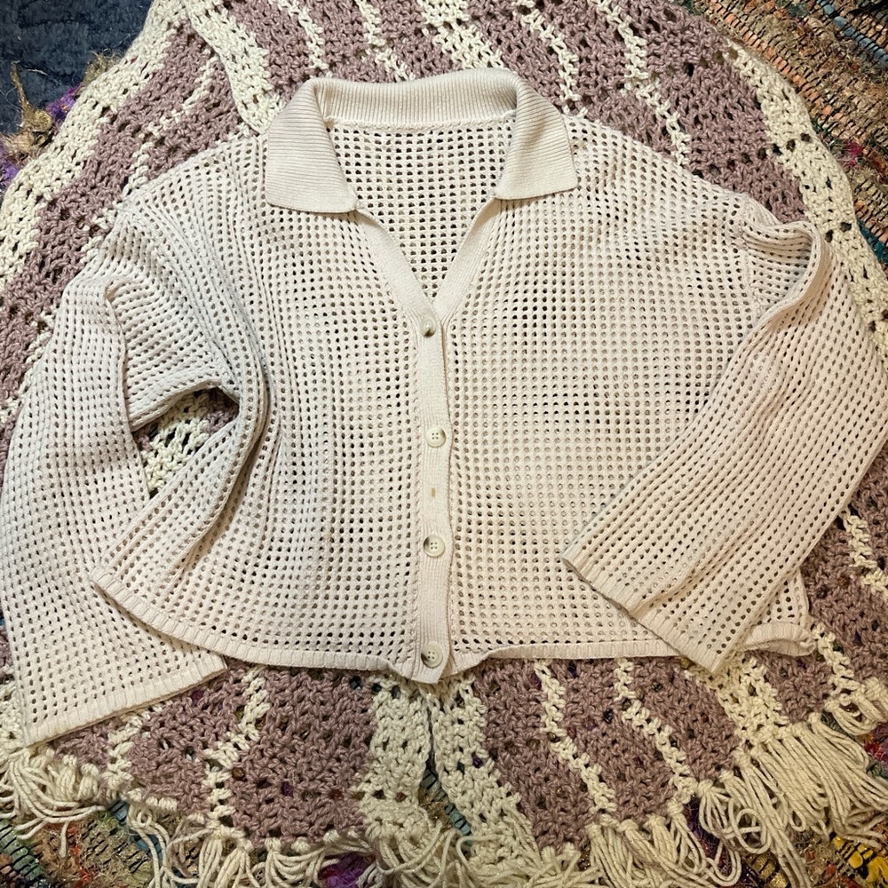 Boho Coastal Knit Cardigan